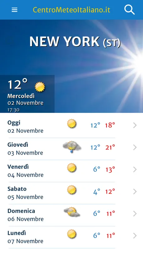 Meteo - Previsioni by Centro Meteo Italiano