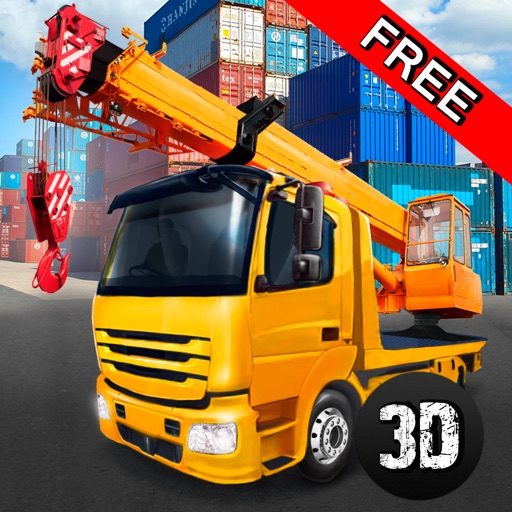 Cargo Crane & Car Delivery 3D icon