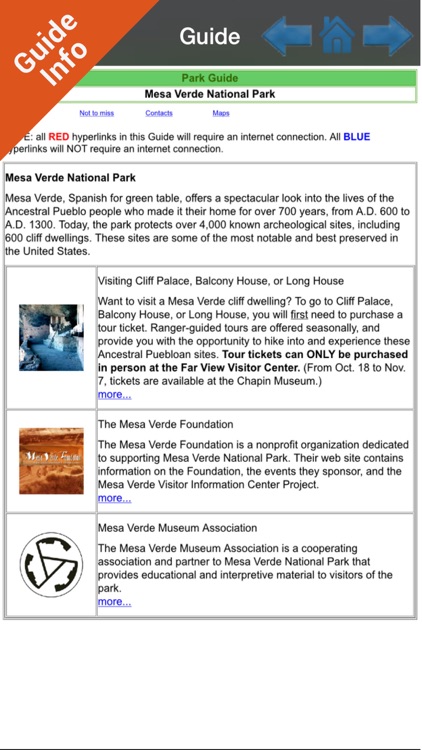 Mesa Verde Park GPS and outdoor map with guide screenshot-4