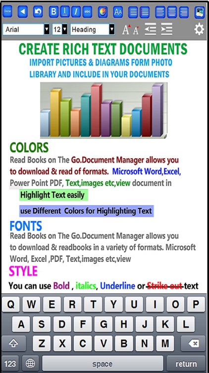 Document Writer for Microsoft Office - Word & PDF screenshot-1