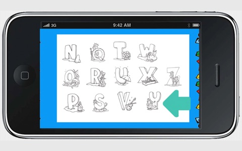 abc alphabet animal coloring books for kids free screenshot 3