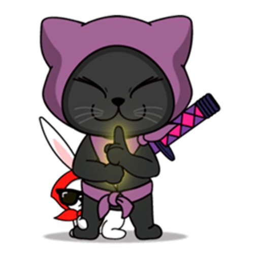 Ninja Cat! Shadow in the Dark! icon