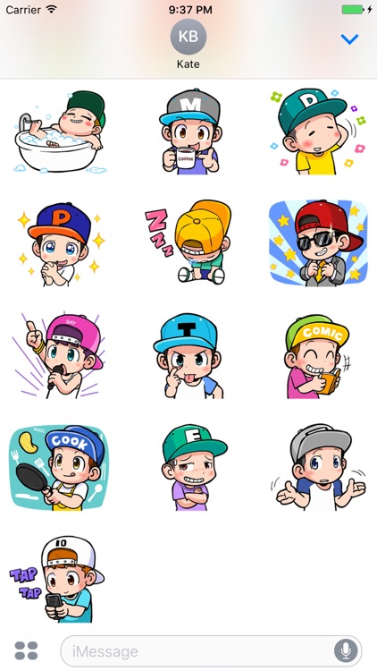 Naughty Boy - Cute stickers for iMessage