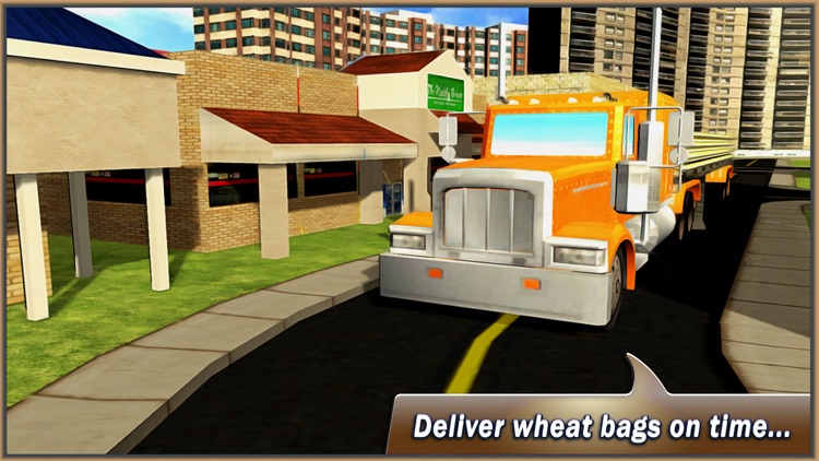 Wheat Bags Transporter Truck – Driving Simulator screenshot-3