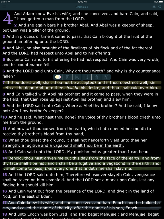 Screenshot #5 pour Holy Bible. Old Testament. The King James Version
