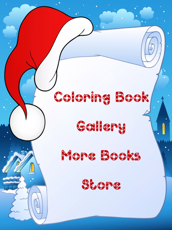 Christmas Coloring Book! iPad screenshot