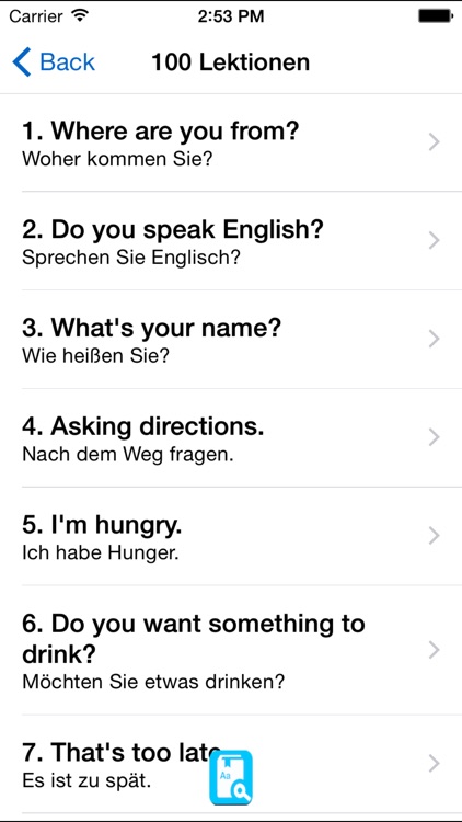 English Study for German - Englisch Lernen screenshot-3