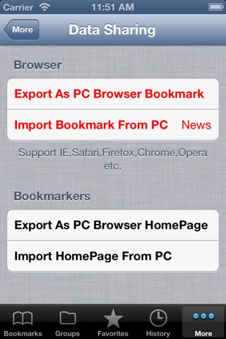 Bookmarkers Pro screenshot 4