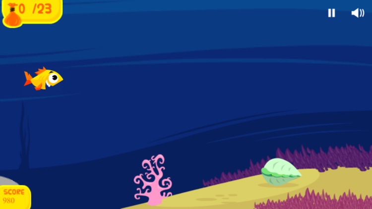 Small Fish Search Undersea Treasure