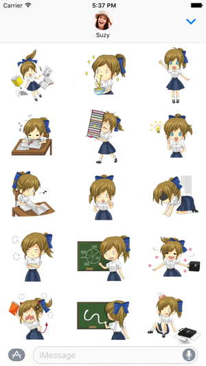 Cute Anime Girl Stickers(圖2)-速報App