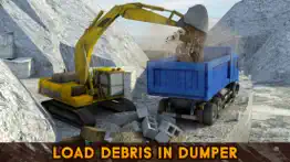 big rig excavator crane operator & offroad mining dump truck simulator game iphone screenshot 1