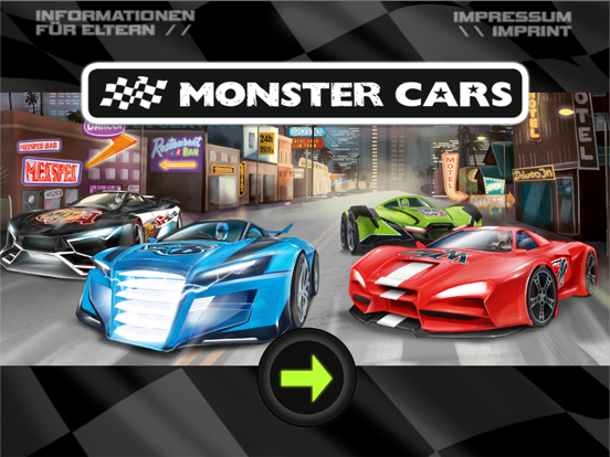 Screenshot #4 pour Monster Cars Racing by Depesche