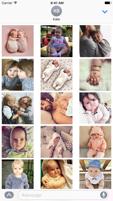 Cute babies stickers - emoji - emoticons v4 screenshot