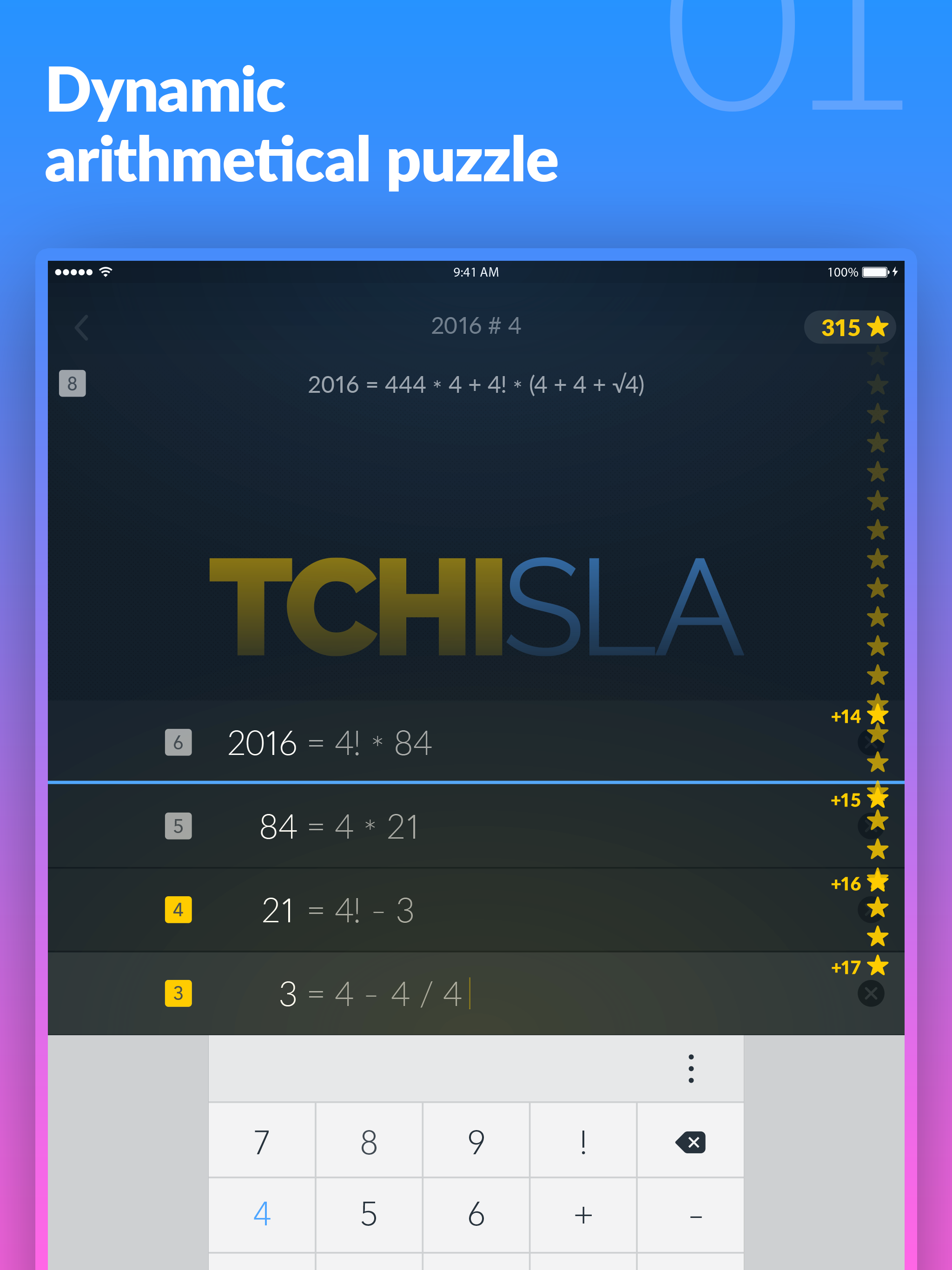 Tchisla: Number Puzzle