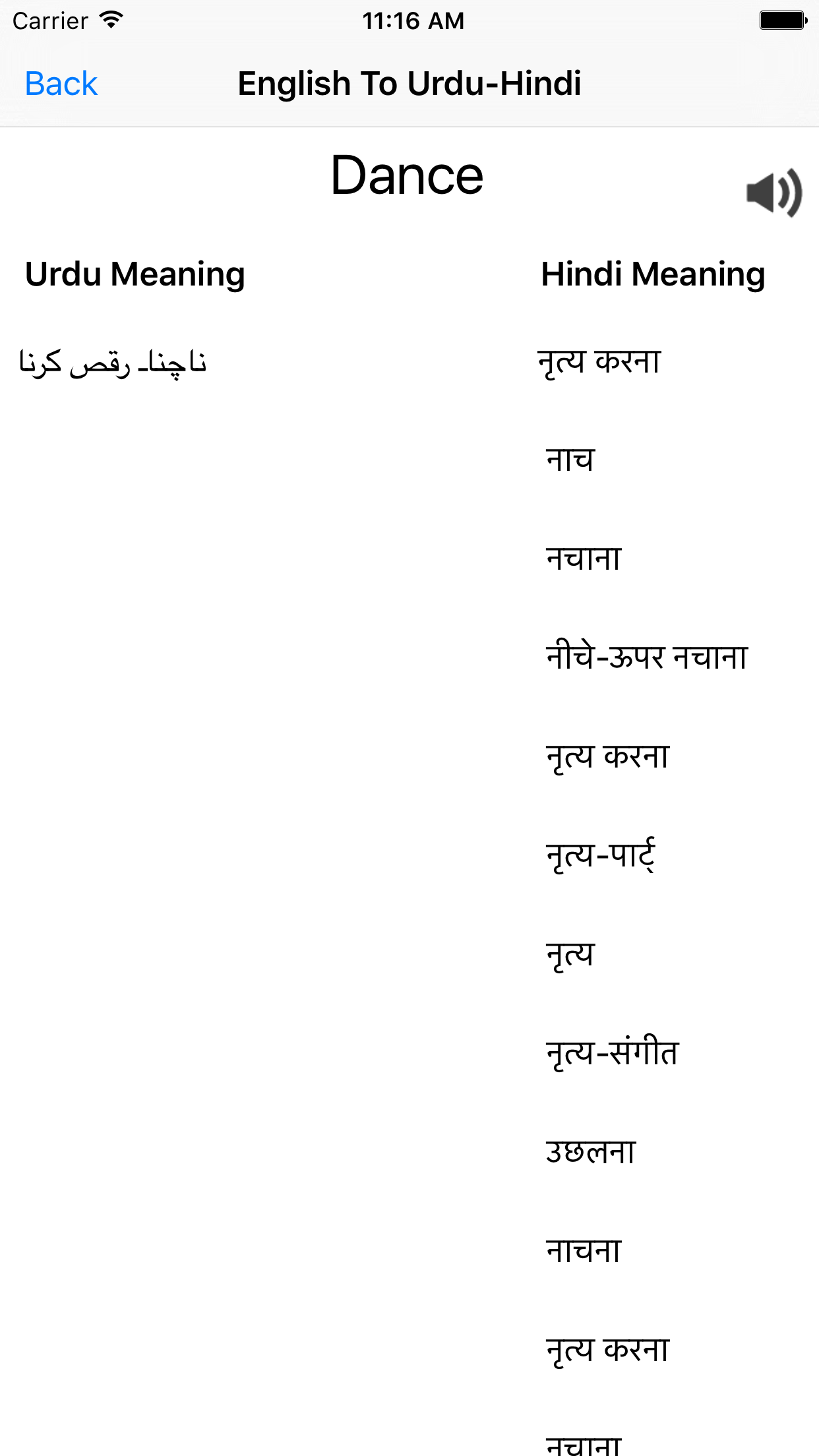English To Urdu Hindi