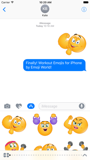 Workout Emoji Stickers(圖4)-速報App