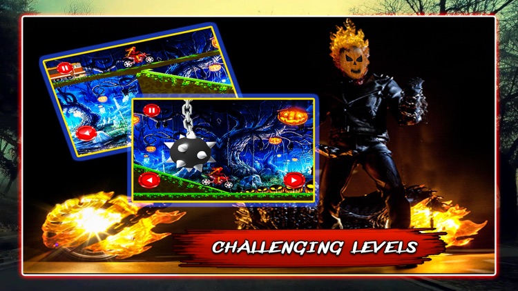 Moto X Stunt Bike Racing Halloween Hill Climb screenshot-3