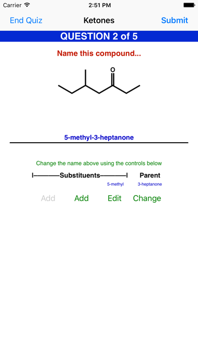 Learn Organic Chemistry Nomenclature 2 Screenshot