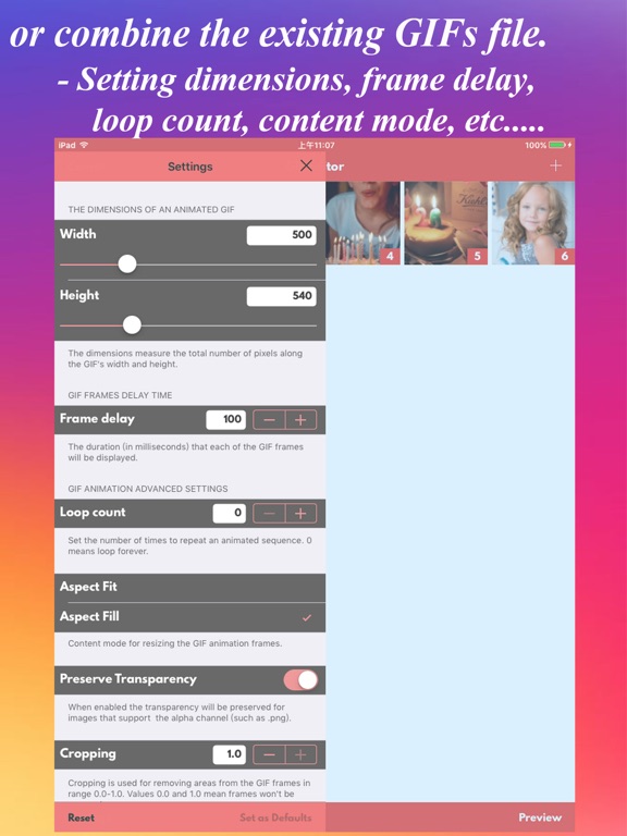 Screenshot #5 pour GifTube -Photos & Videos to Gifs for WhatsApp