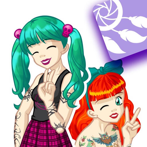 Tattoo Girl Stickers - Girls love tattoos