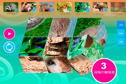 Smart Cubes: forest animals puzzle games for kids screenshot 2