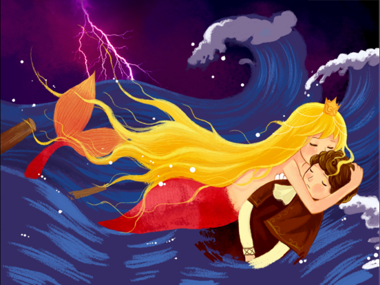 The Little Mermaid - iBigToy iPad screenshot 5 - Book app