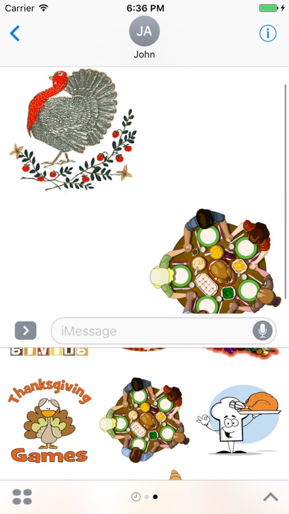 Give Thanks with iMessage