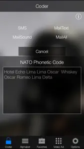 NATO Phonetic Alphabet Code screenshot #3 for iPhone