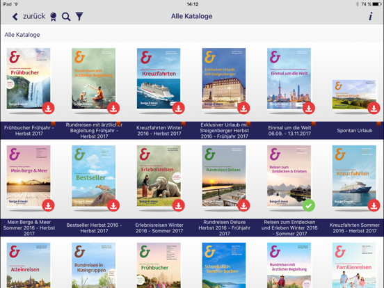 Screenshot #5 pour Berge & Meer Kataloge