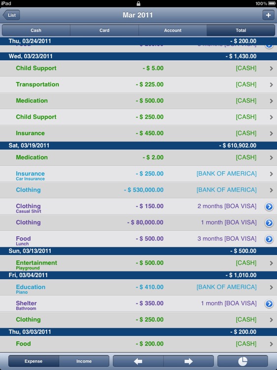 Ace Money Pro "for iPad" screenshot-3