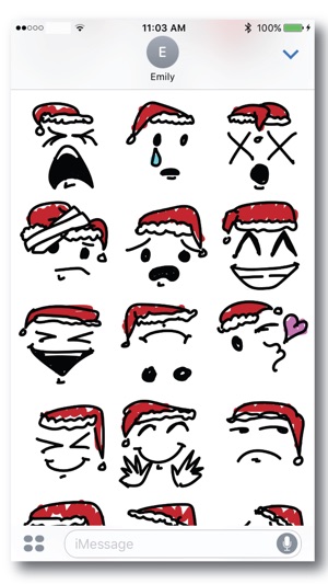 Simple Christmas Emoji(圖4)-速報App
