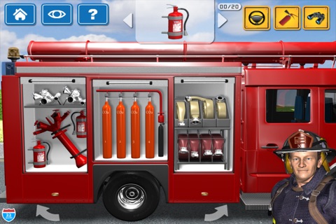 Kids Vehicles Fire Truck games screenshot 2