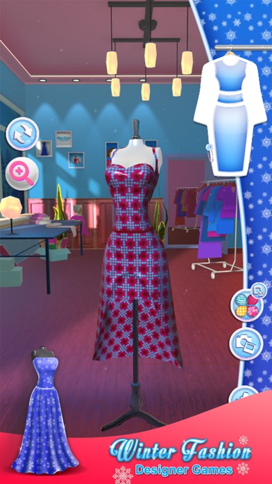 Winter Fashion Designer Games: Design your Clothes screenshot 3