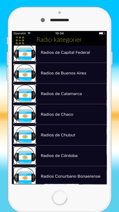 Screenshot #1 pour Radios de Argentina Online - Emisoras en Vivo FM