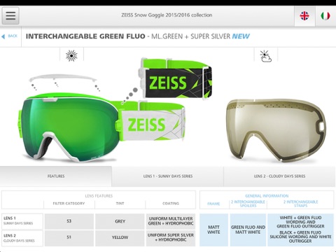 ZEISS Snow Goggle Collection screenshot 4