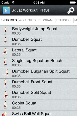 Dumbbell Squats Challenge Workouts & Exercises screenshot 2