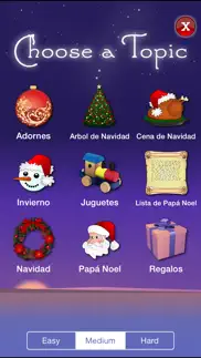 wordsearch christmas (spanish) iphone screenshot 3