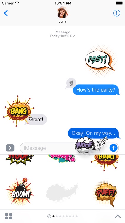 Poof! Comics Stickers