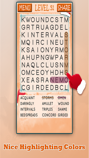 Christmas Word Search Puzzle(圖5)-速報App