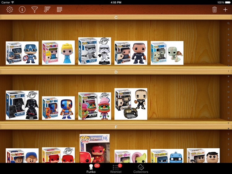 Vinyl Figure Toy Collector Manager - iPad version