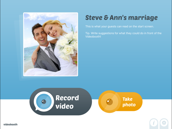 Screenshot #4 pour Videobooth: Digital Guestbook