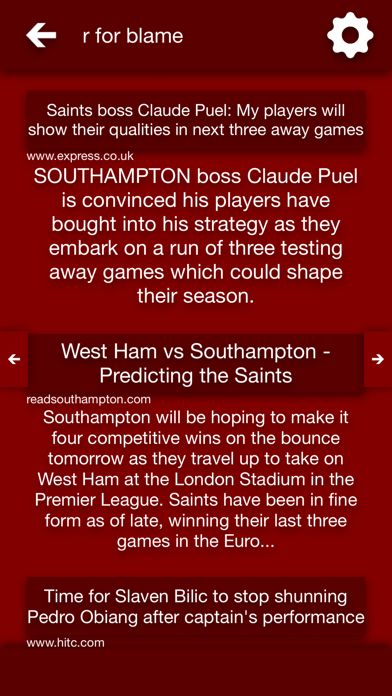 Screenshot #2 pour All The News - Southampton FC Edition
