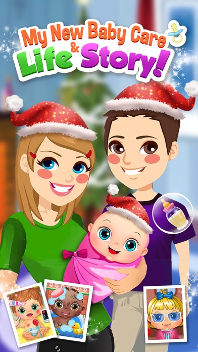 My New Baby Life Story - Newborn Care Dressup Game iPhone screenshot