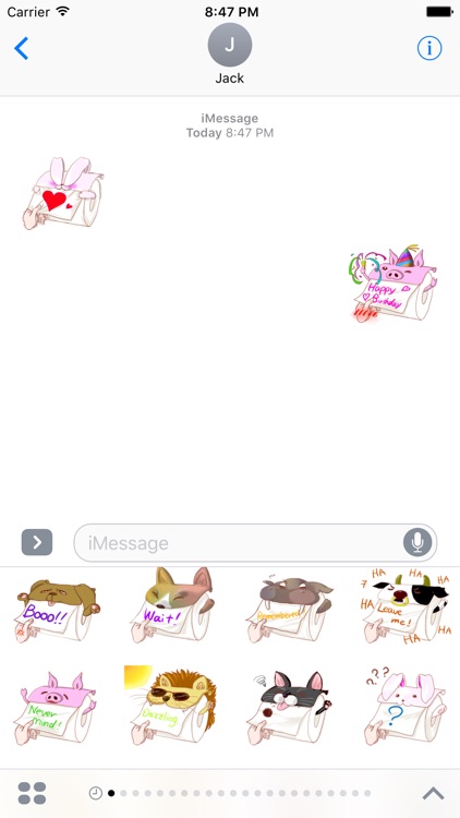 Animals Toilet Paper Stickers