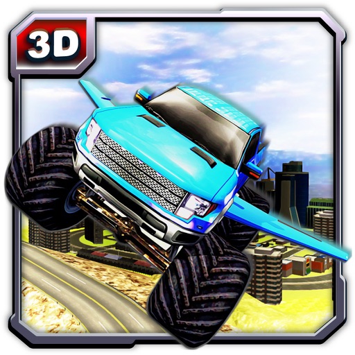 Flying Monster Truck Adventure & Lorry driving Icon