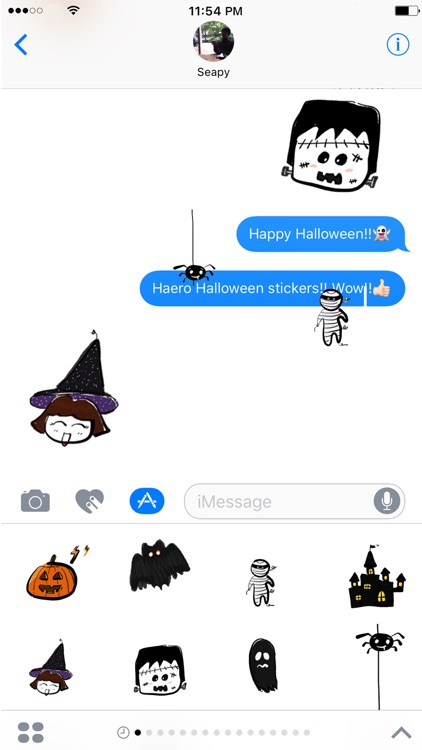 haero Halloween Stickers