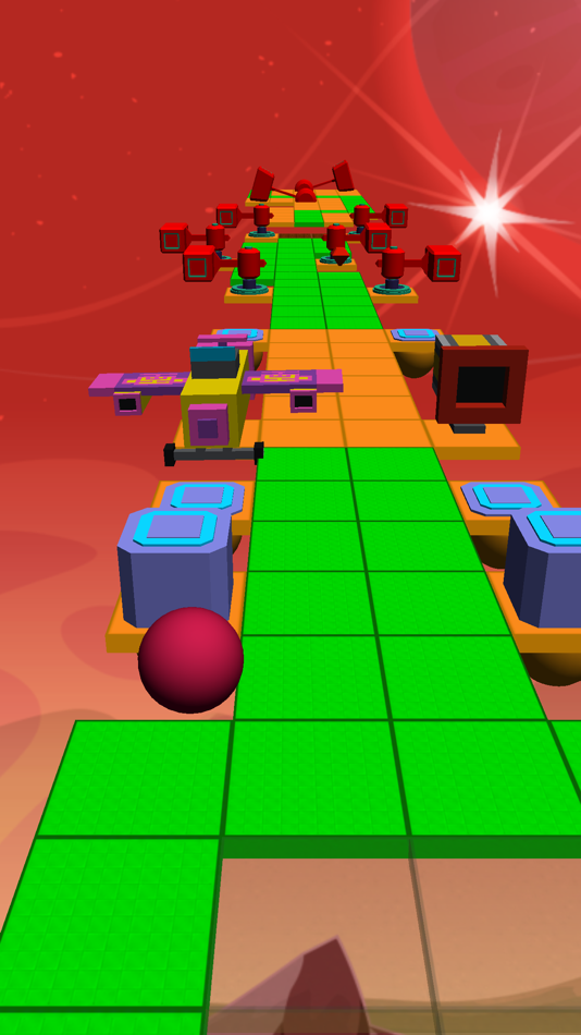 #2. Just Rolling Ball Falling Bouncing Free Game (iOS) 由: pisan kemthong
