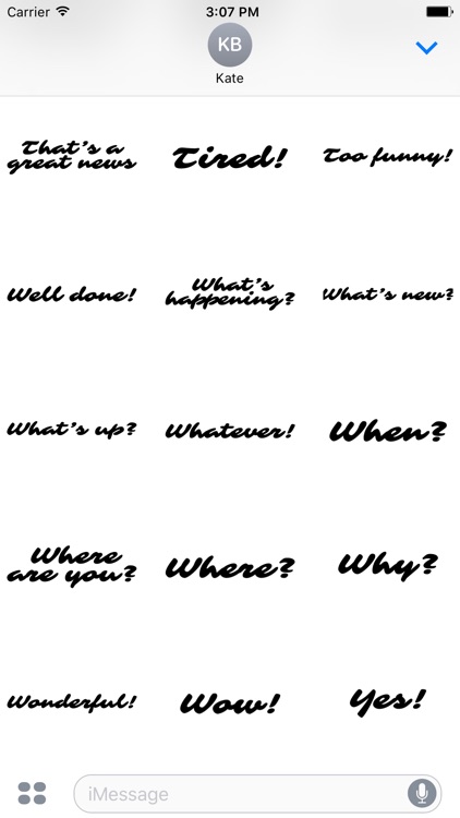 Expressions Handwritten 100+ Stickers