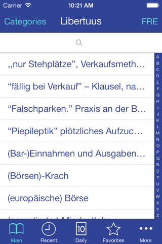 Libertuus Geschäfts DE-FR screenshot 2