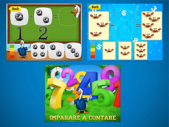 giochi per imparare a contare iPad screenshot